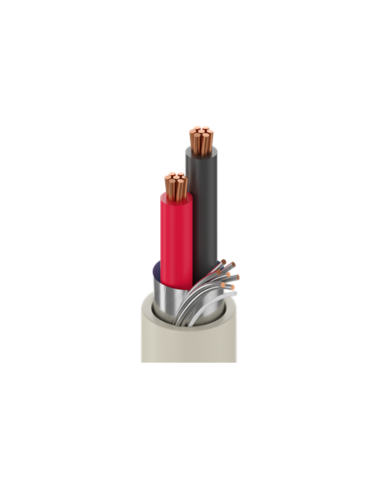 Belden 4300FE Security & Alarm Cable – 2C 18AWG Stranded BC, PE/LSZH, Foil Shielded UAE