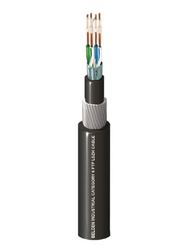 Belden 50106FLS CAT6 Armoured SWA Industrial F/UTP LSZH Cable – External Cat6 UAE