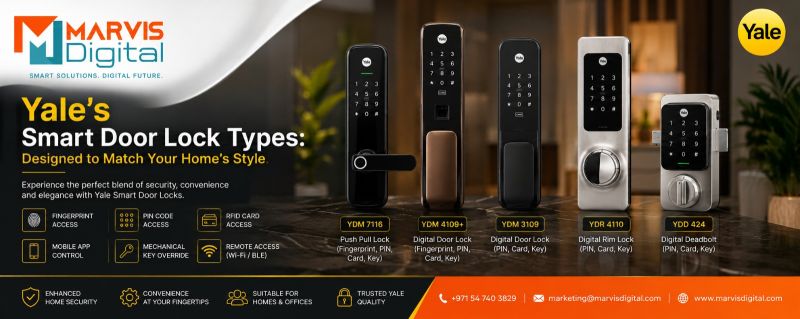 Yale Smart Door Lock – Best Smart Locks with Multiple Access Options UAE